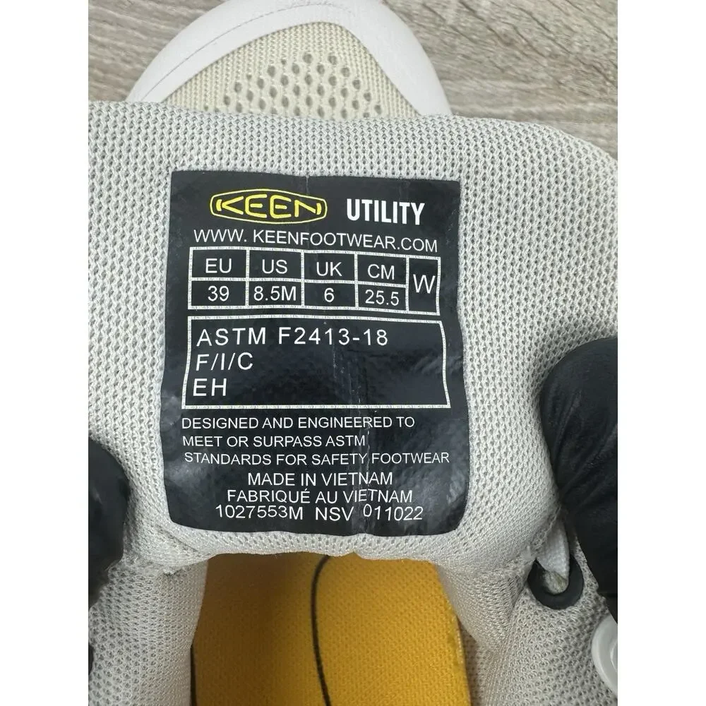 KEEN Utility Sparta 2 Women’s 8.5 Wide Alloy Toe Work Shoes Beige 1027553M